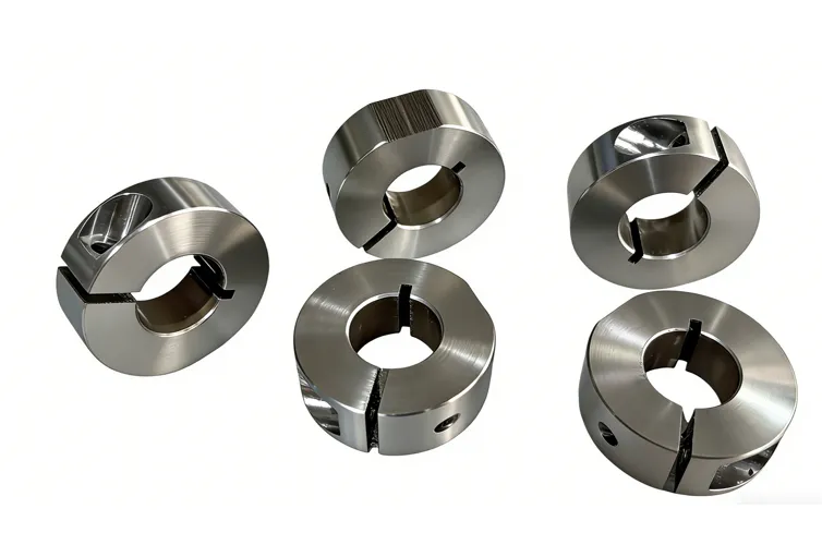 Vòng đệm trục chia đôi (Bạc lót trục kẹp)