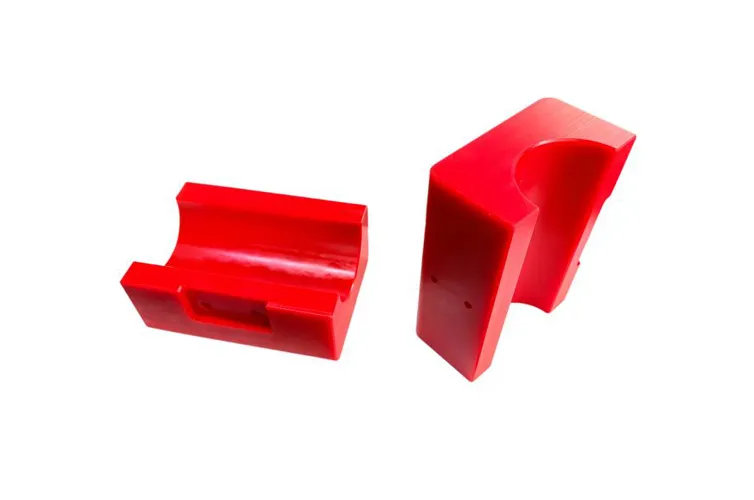 Linh kiện kết cấu POM màu đỏ gia công chính xác tùy chỉnh