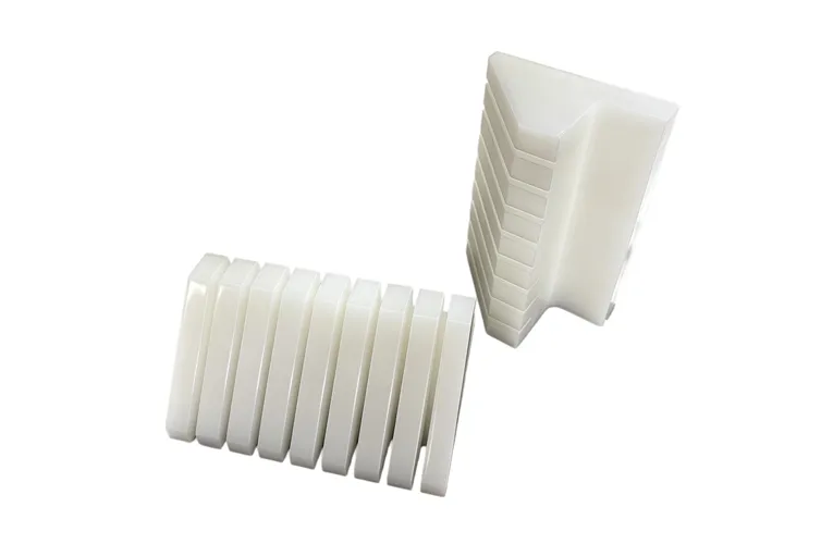 Khối đỡ bậc POM trắng | Tấm định vị chống mài mòn cho thiết bị tự động hóa